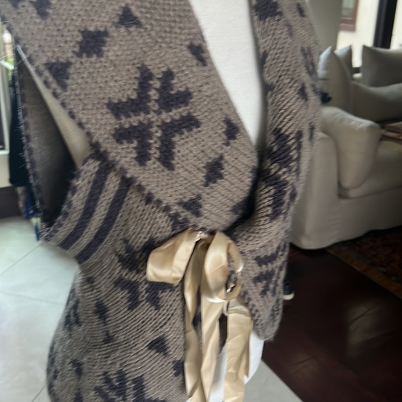 Italian Knit Sweater Vest. One of a kind. Size M. - Picture 2 of 5